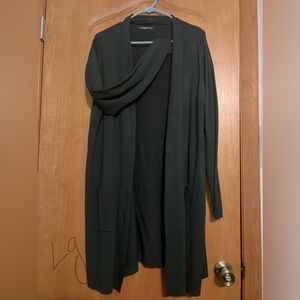 Long sleeve dark green sweater